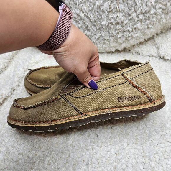 Brewshoes The Walter Tan Canvas Lightweight Slip-on Loafers‎ Mens sz 12 main image 7